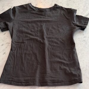 Organic Basics Charcoal Short Sleeve Tee